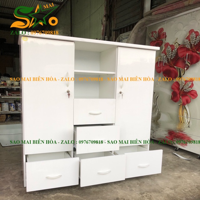 Tủ quần áo cho bé nhựa đài loan - tặng 01 hình dán ngộ nghĩnh