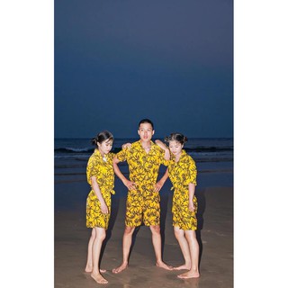 Bộ đồ đi biển đội nhóm-áo sơ mi đi biển-bộ đồ đi biển trái cây