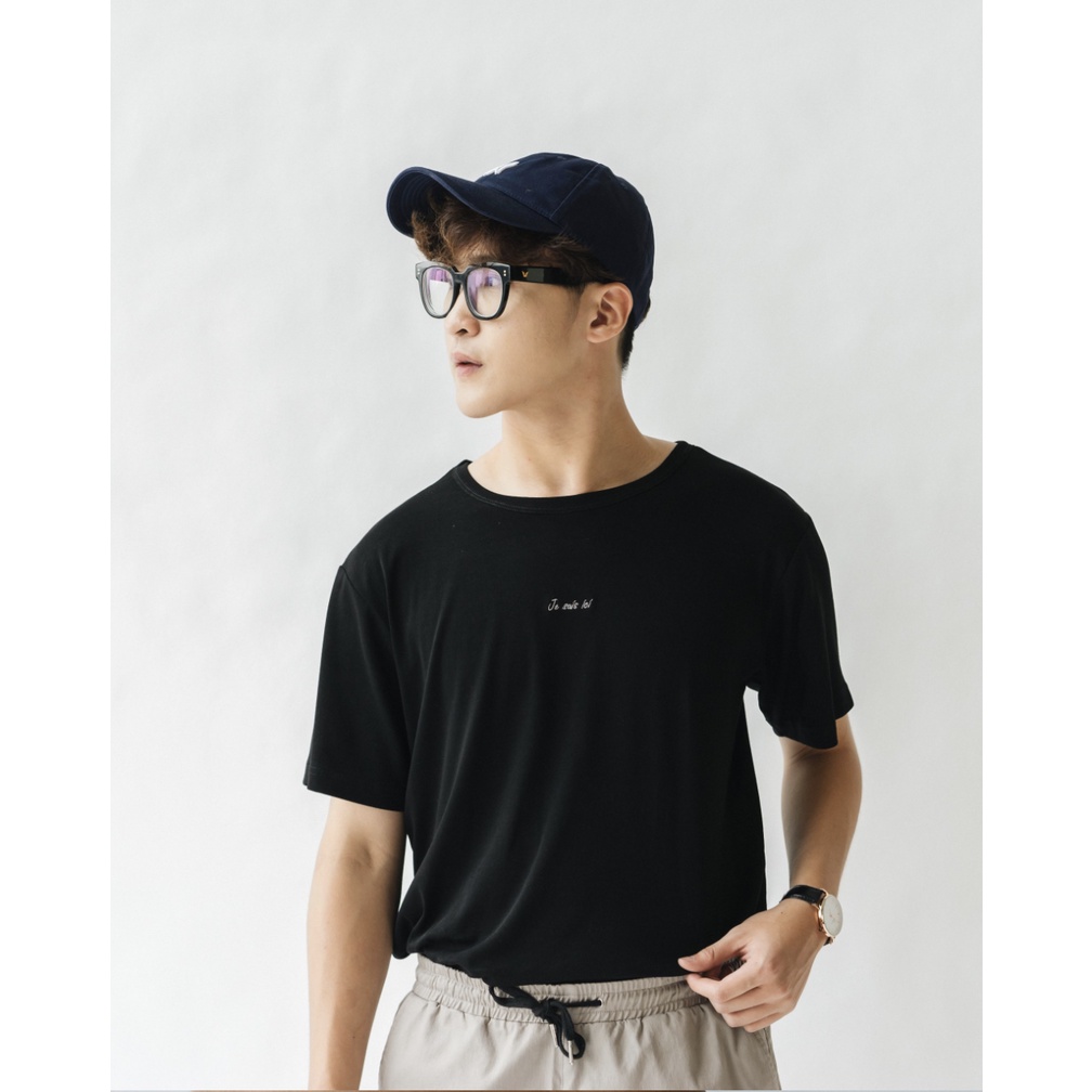 Áo thun nam dáng cơ bản SSSTUTTER vải cotton thoáng mát thêu chữ trước ngực closer tee 2021