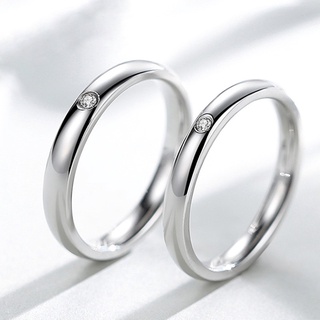Nhẫn đôi Bạc Hiểu Minh NC029T