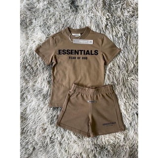 Bộ short thể thao ESSENTIALS cao cấp bé trai-MS205