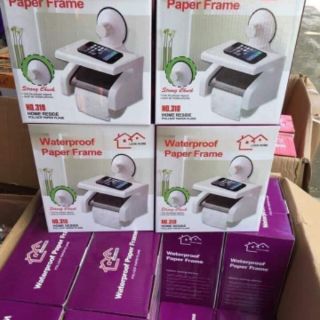 Kệ để giấy vệ sinh có chỗ để điện thoại