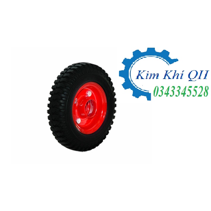 Bánh xe đẩy cao su  đường kính 205mmX bánh dày 57mm chịu tải trọng lớn 150kg