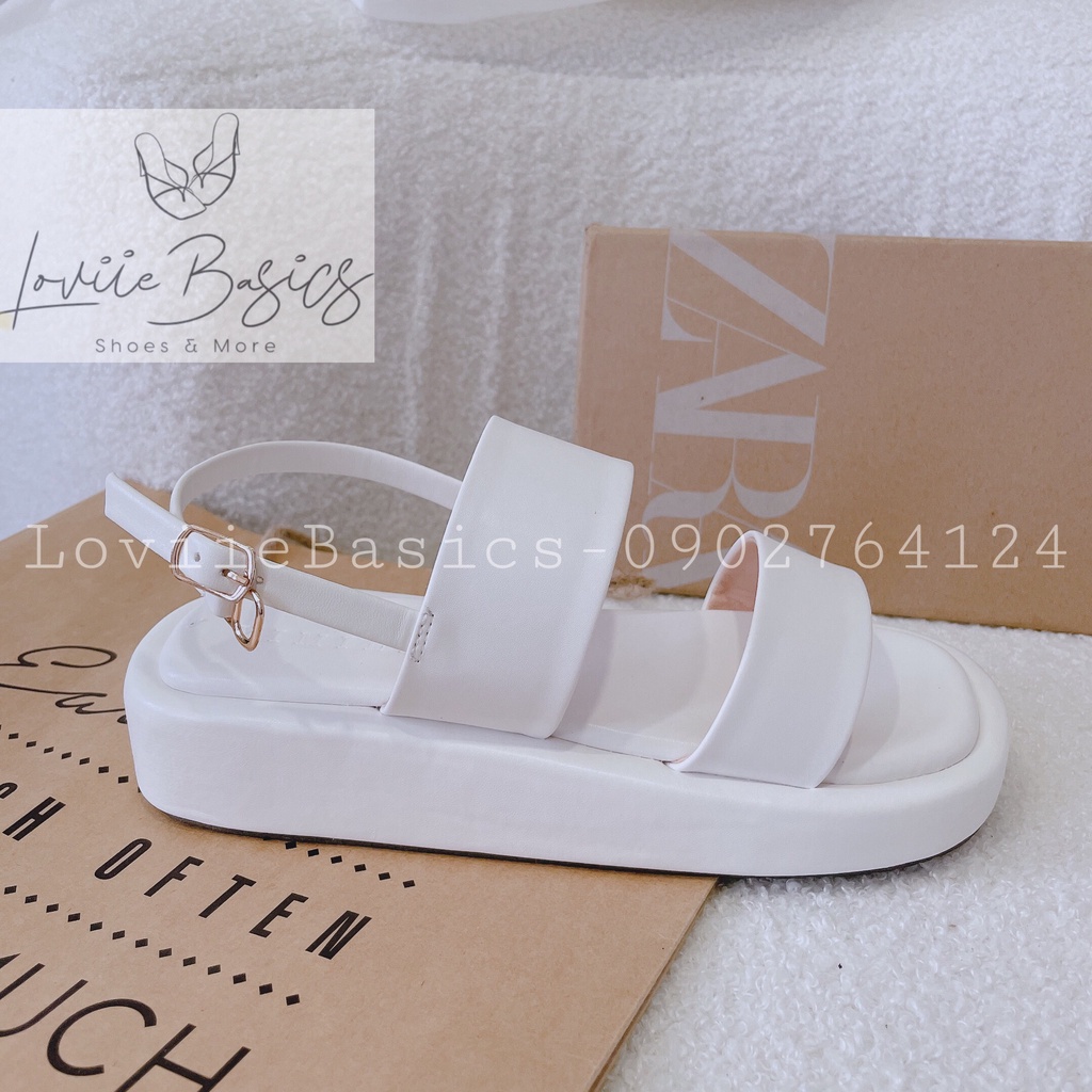 SANDAL NỮ LOVIIE BASICS - GIÀY THỜI TRANG PHONG CÁCH HIỆN ĐẠI 2 QUAI NGANG QUAI CÀI ĐẾ BẰNG S220515