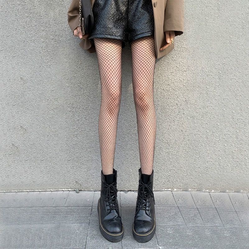 Hot Selling Sexy Fishnet  Body Stockings Fish Net Pantyhose Mesh Nylon Tights Lingerie Skin Thigh High Waist Hosiery