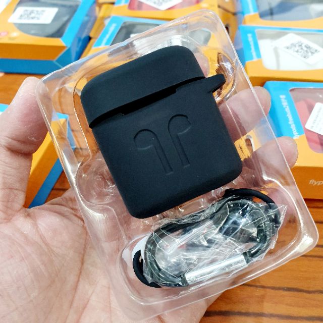 Bao ốp silicone cho tai nghe Huawei Freebuds 2 - Freebuds 2 Pro - Flypods - Flypods Pro