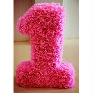 Số một handmade (trang trí thôi nôi, chụp hình, tiệc kỉ niệm)