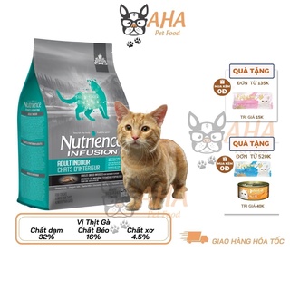 Thức ăn cho mèo munchkin chân ngắn nutrience infusion bao 500g mượt lông - thịt gà, rau củ và trái cây tự nhiên
