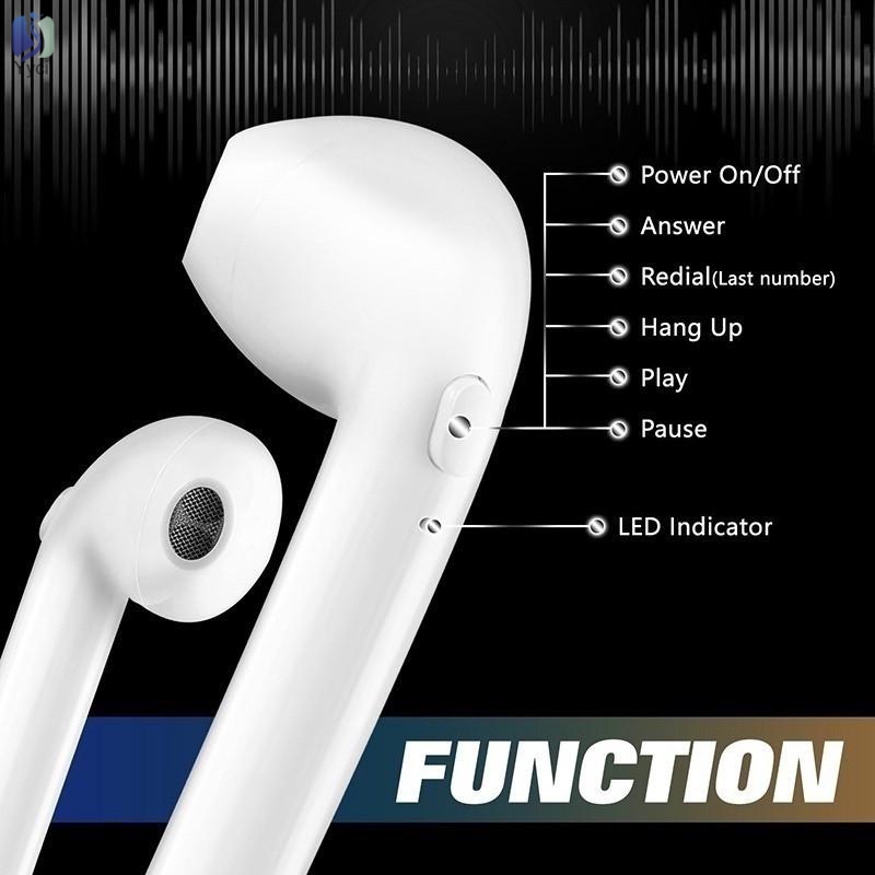 Yy i7S TWS Universal In-ear Wireless Bluetooth 4.2 Earbuds Headphones Headset @VN