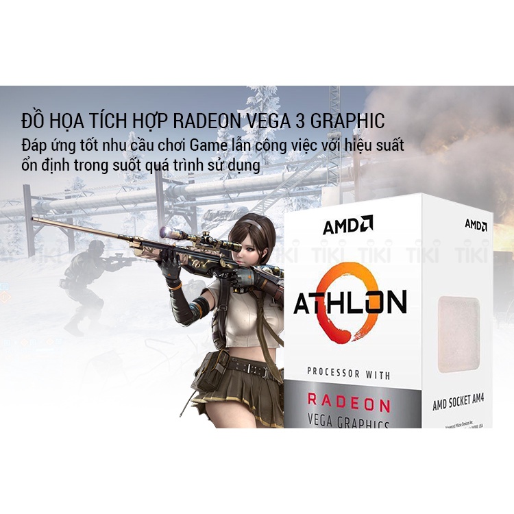 CPU AMD Athlon 200GE 3.2GHz, đồ họa Vega 3. Bộ Vi Xử Lý ATHLON 200GE cũ. Athlon 220GE, Athlon 240GE, Athlon 3000G