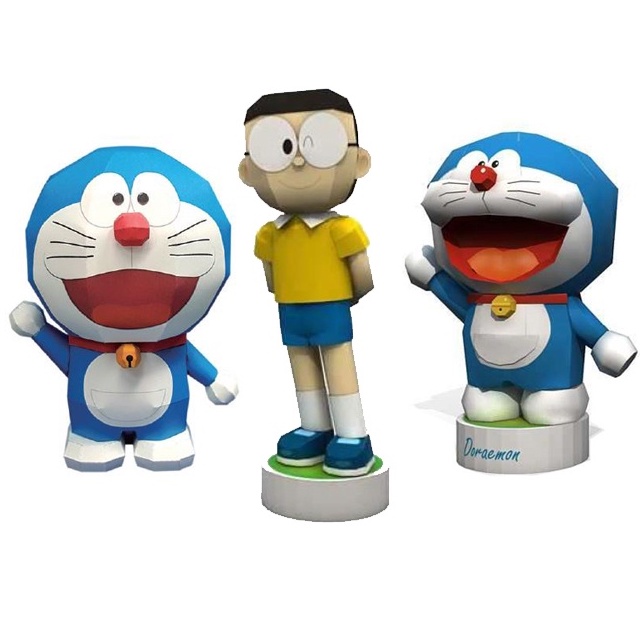 Mô hình giấy Doreamon - Nobita