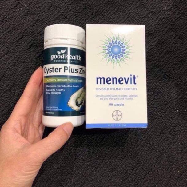 COMBO TINH CHẤT HÀU 60V - MENEVIT 90V