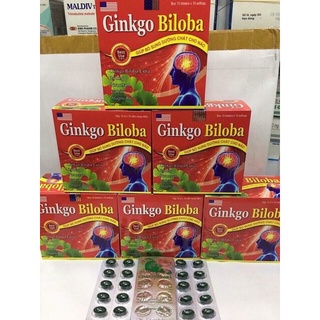 Ginkgo Biloba 240mg Bổ Sung Dưỡng Chất Cho Não Hộp 100 viên