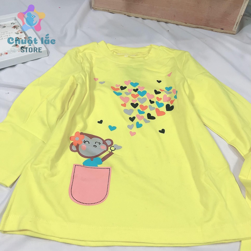 Bộ Quần Áo Bé Gái Chuột Lắc Store Thun Cotton Cao Cấp Co Giãn 4 Chiều 8Kg Đến 25Kg