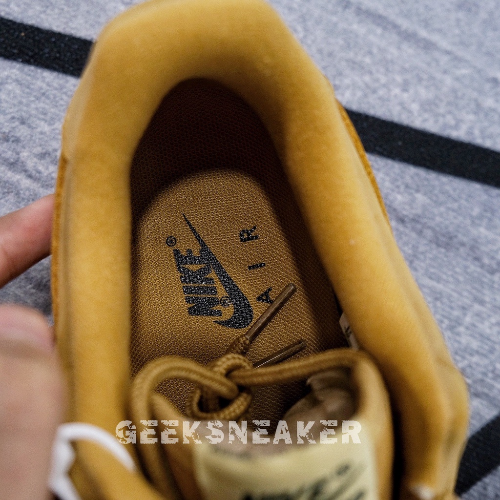 [GeekSneaker] Giày Thể Thao - AF1 - Nike Air Force 1 &quot; Wheat &quot; - LÚA MÌ