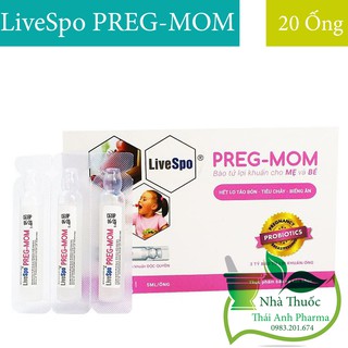 PREGMOM - Bào Tử Lợi Khuẩn Cho MẸ Và BÉ.