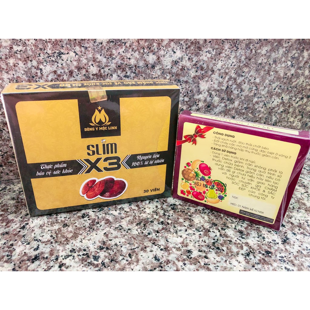 GIẢM CÂN ĐÔNG Y MỘC LINH SLIM X3 DÀNH CHO CƠ ĐỊA KHÓ GIẢM - LỜN THUỐC ( TẶNG KÈM 20 VIÊN DETOX ) | BigBuy360 - bigbuy360.vn