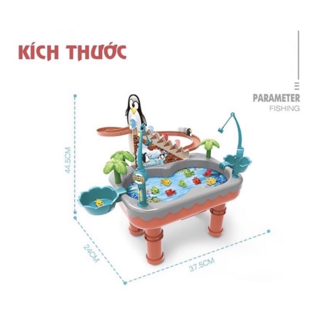 Đồ chơi câu cá cho bé có nhạc có nước