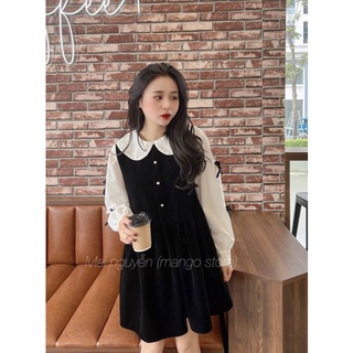 Váy nhung cổ sen 🧺