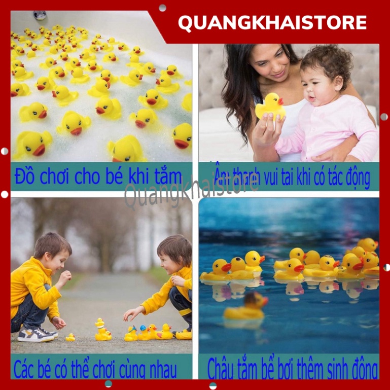 Đồ chơi cho bé Vịt Vàng Đồ Chơi Xinh Xắn thả bồn tắm Dành Cho Bé Khi Tắm và chơi trong phòng