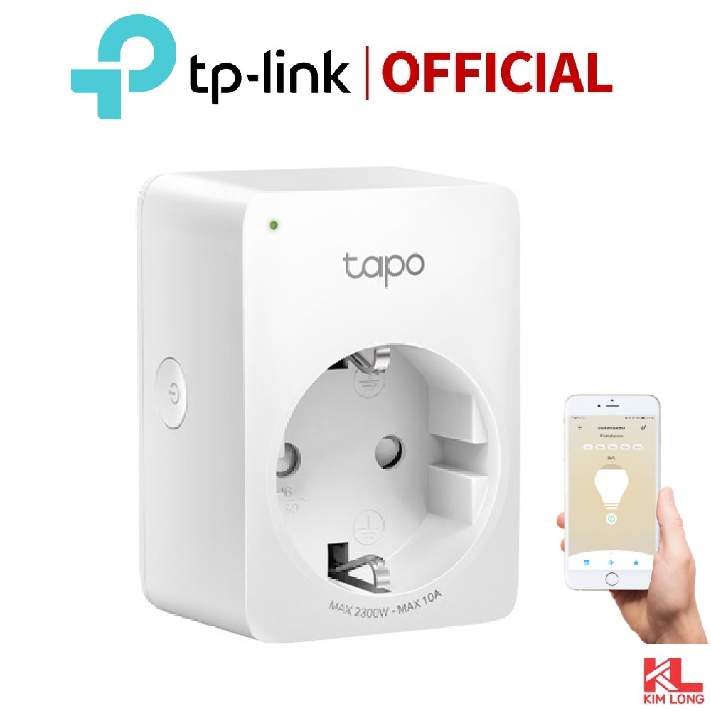 Ổ Cắm Điện Wifi Thông Minh TP-Link Tapo P100 | Hàng Chính Hãng | Bảo Hành 24 Tháng