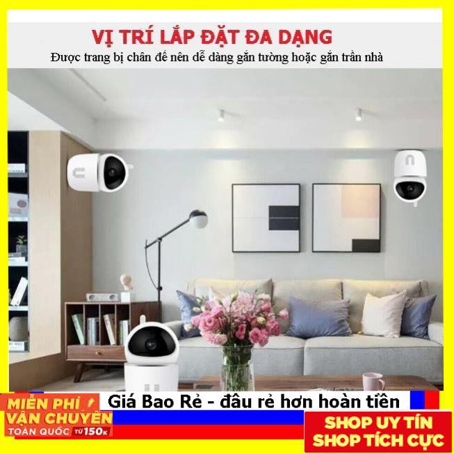 Camera Nichietsu Wifi full HD 1080P/ Xoay 360 + Thẻ nhớ 32G chính hãng