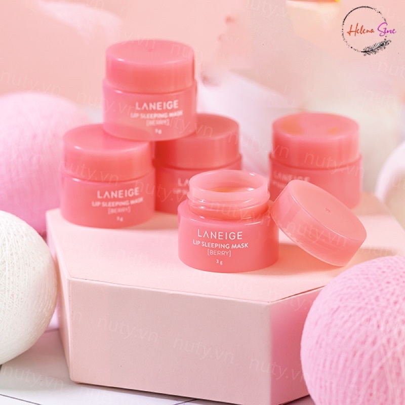 Ủ môi Laneige mini 3g, mặt nạ ngủ laneige, son dưỡng môi Laneige, dưỡng ẩm phục hồi môi thâm LANEIGE Sleeping Mask Mini