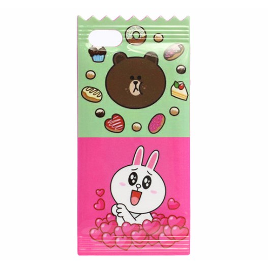 Ốp lưng iPhone 5 - 5S Nhựa hình thú OSMIA Gấu thỏ Xanh lá Hồng