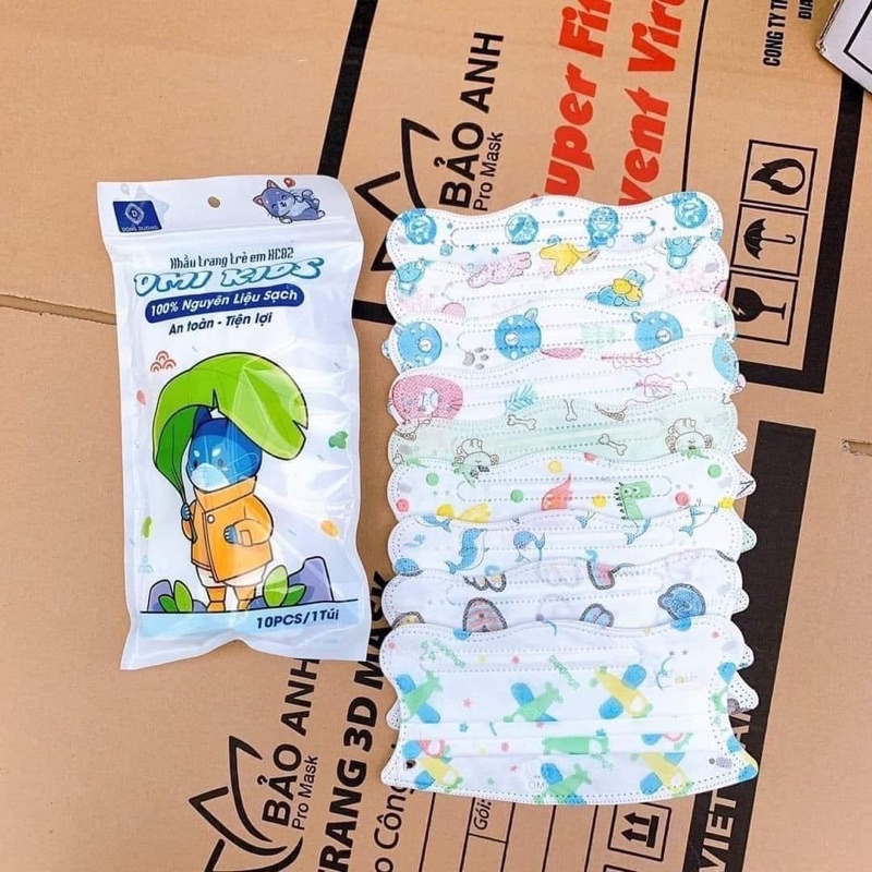 50 Cái Khẩu Trang Cua Bé Siêu Xinh