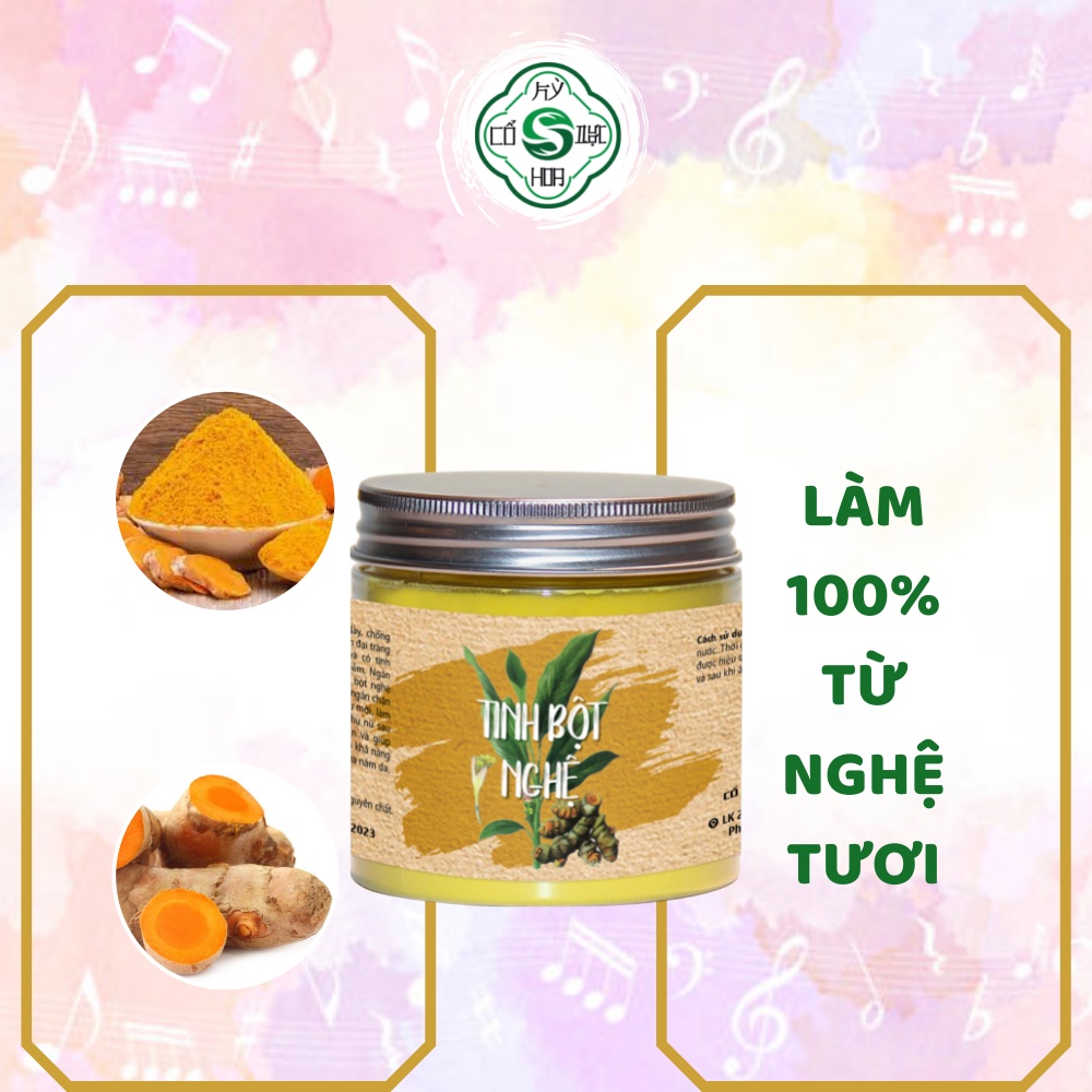 Tinh bột nghệ nguyên chất_giúp đẹp da, dáng xinh, đẩy lùi bệnh tật_Cổ dược Kỳ Hoa (Since 1918)