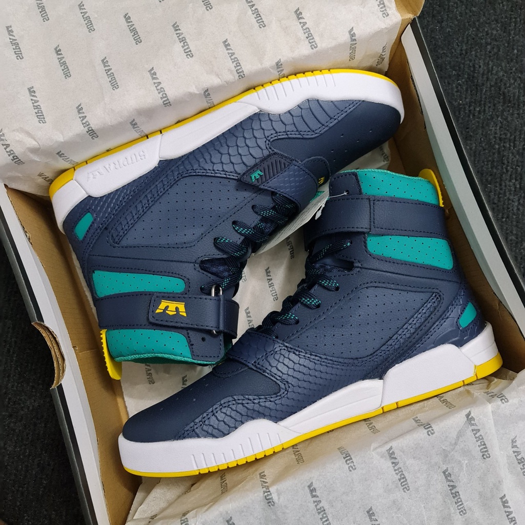 Giày Supra chính hãng xanh navy dành cho nam