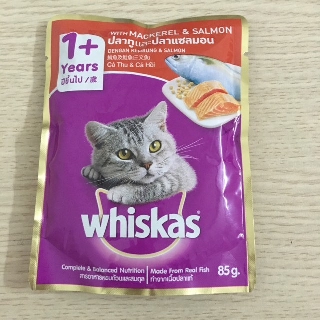 Thức ăn cho mèo Whiskas vị cá hồi 85g