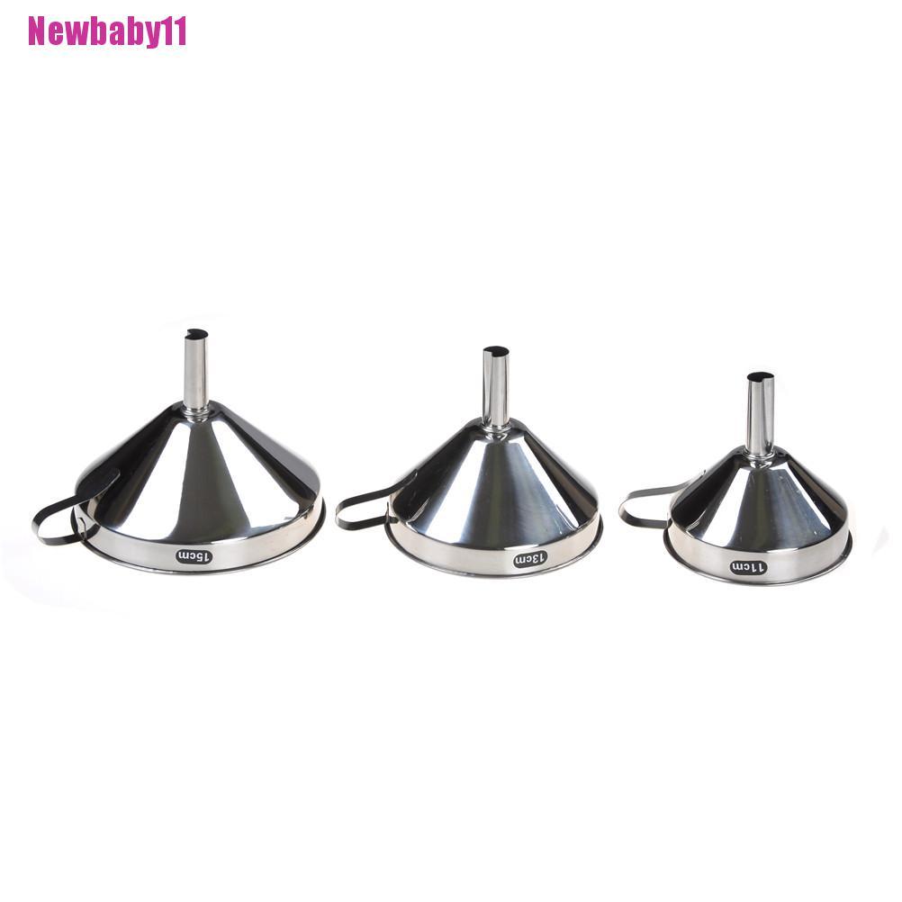 Phễu Inox Miệng Rộng 15 / 13 / 11cm Có Thể Tháo Rời Tiện Dụng