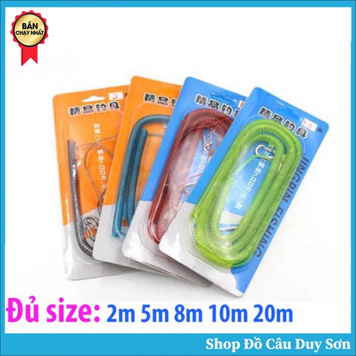 Dây Bảo Vệ Cần Câu Tay đủ size 3m 5m 10m 15m 20m dùng tránh rơi cần phụ kiện câu cá