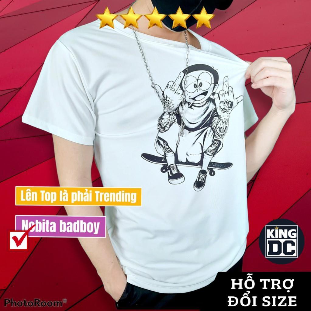 Áo thun Unisex form rộng ODC-Áo thun ngắn tay in hình NOBITA cực trẻ trung-cá tính-Dễ phối đồ-Hàng may xuất xưởng | BigBuy360 - bigbuy360.vn