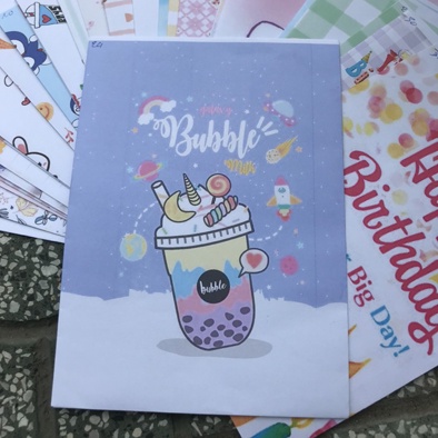 TÚI GIẤY Mini - BAO THƯ giấy. Dành để gói quà tặng sinh nhật - gửi hàng cho khách  14 X 20CM