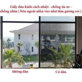 Giấy dán kính cách nhiệt - chống nhìn