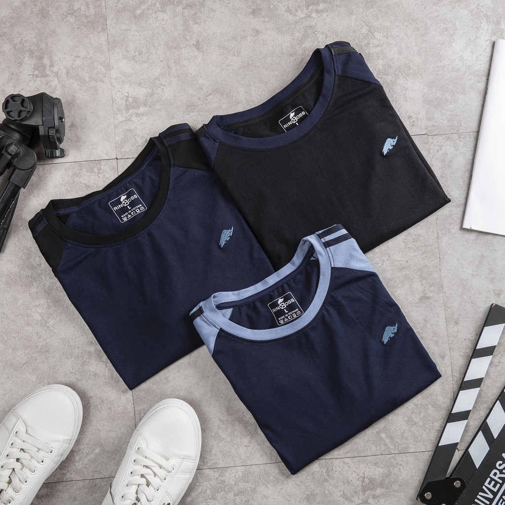 Bộ mặc nhà nam, bộ thể thao nam, bộ cộc tay nam, bộ đồ nam giáp lăng Rinboss  BOH01 | BigBuy360 - bigbuy360.vn