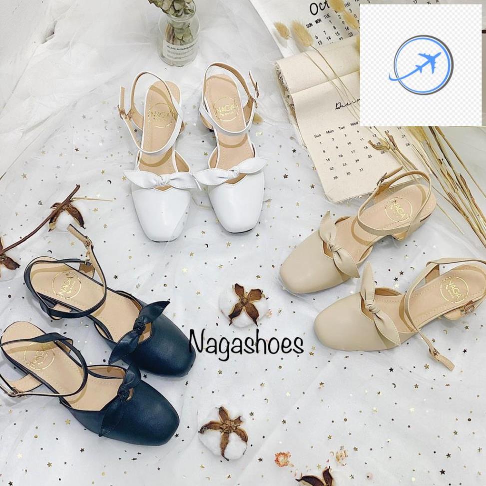 👘👘 GIÀY CAO GÓT NAGASHOES CÓ NƠ NAC145 👘