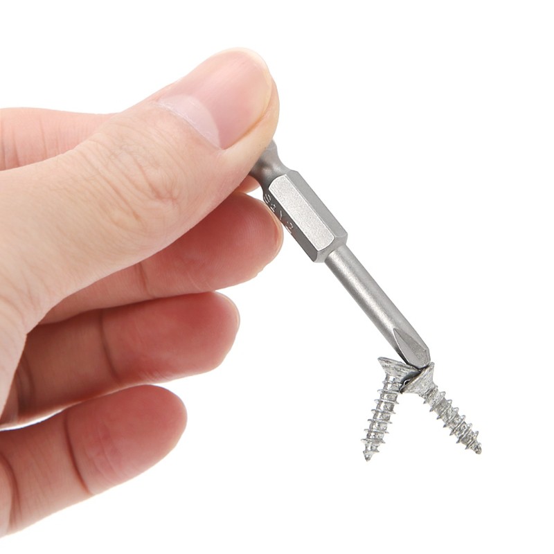 Bộ 2 Đầu Tua Vít Lục Giác Từ Tính 50mm 1 / 4 &quot;