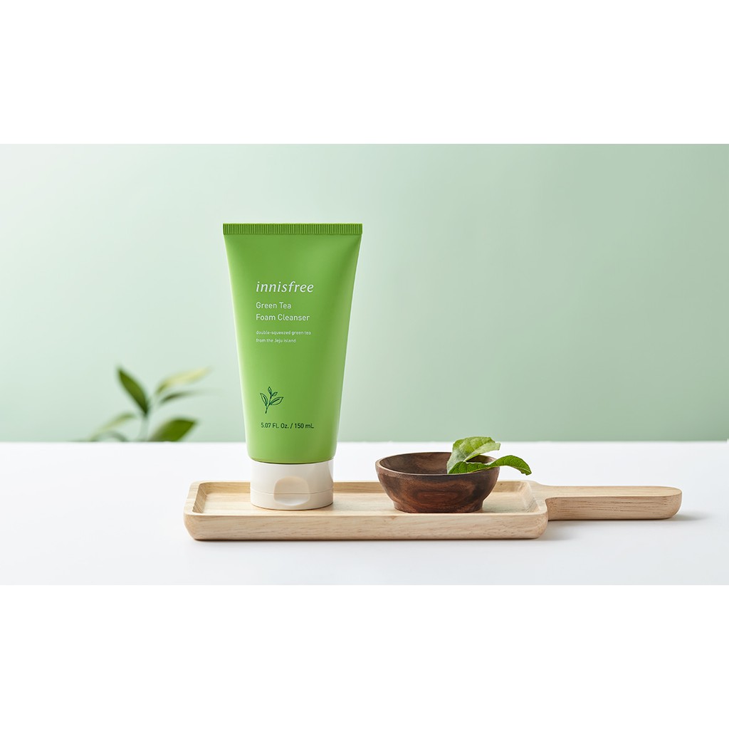 Sữa rửa mặt tạo bọt trà xanh innisfree bao bì mới 2019 | Shopee Việt Nam