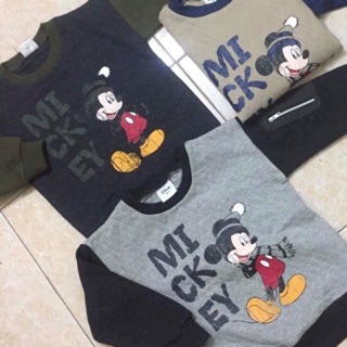 Áo nỉ mickey bé trai xuất hàn