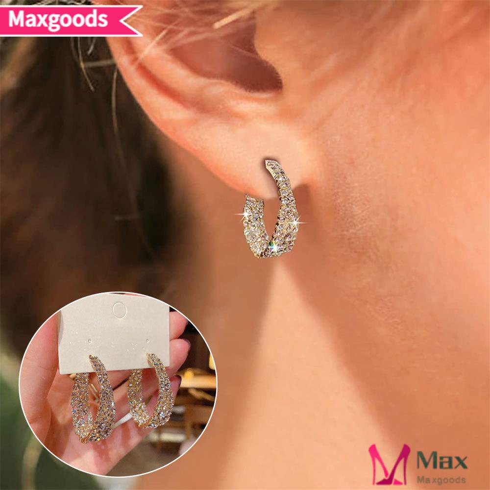 Maxg Đầy Đủ|Khuyên Tai Dạng Vòng Lủng Lẳng Thiết Kế Mới Làm Quà Valentine Cho Nam Và Nữ