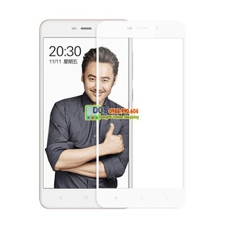 Miếng dán cường lực xiaomi redmi 4a full màn hình gold