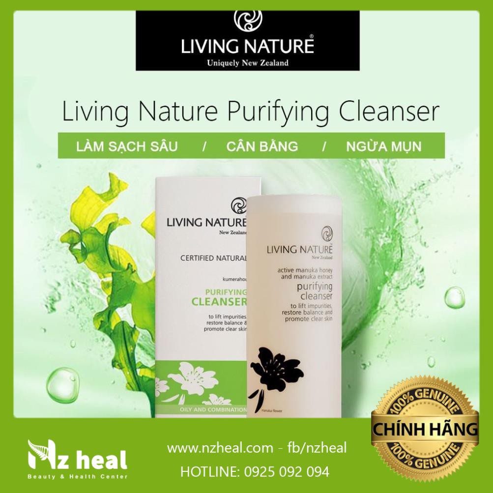 living nature purifying cleanser