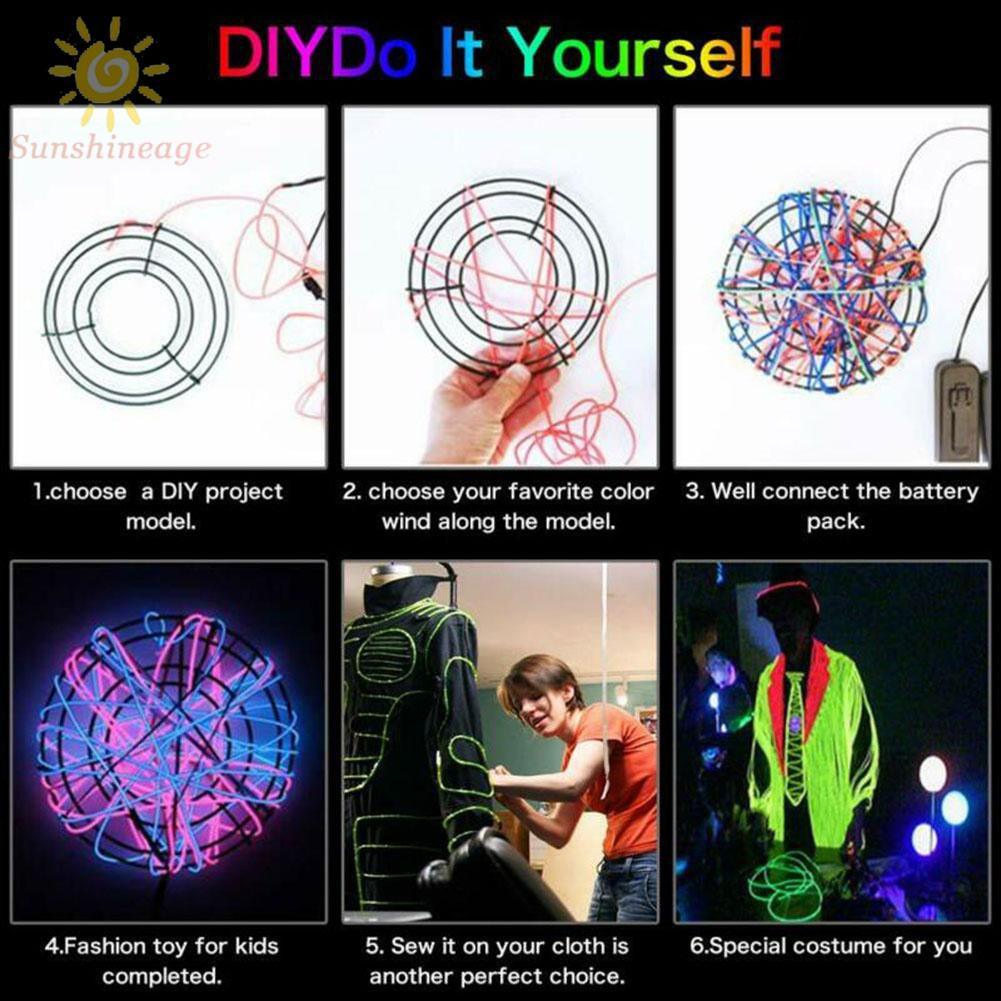 Dây Đèn Led Neon Trang Trí Nội Thất Xe Hơi