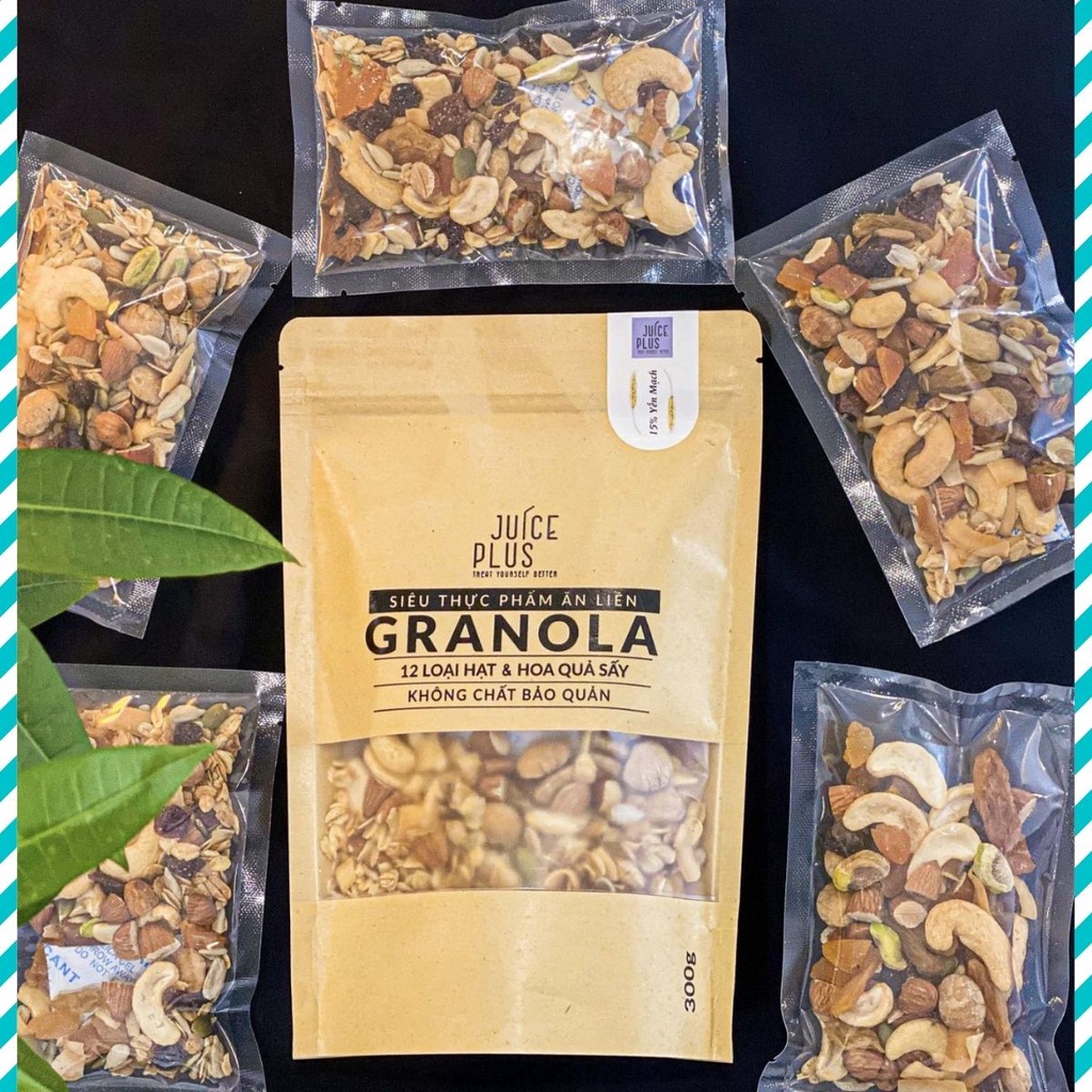 Hạt Granola dạng set 5 gói 60g