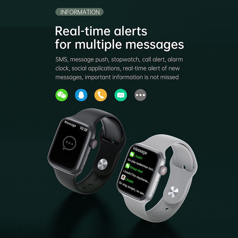 Đồng Hồ Thông Minh HW22 Plus Smartwatch Pin trâu Sạc không dây Thay ảnh tùy ý Kháng nước ip67 44mm