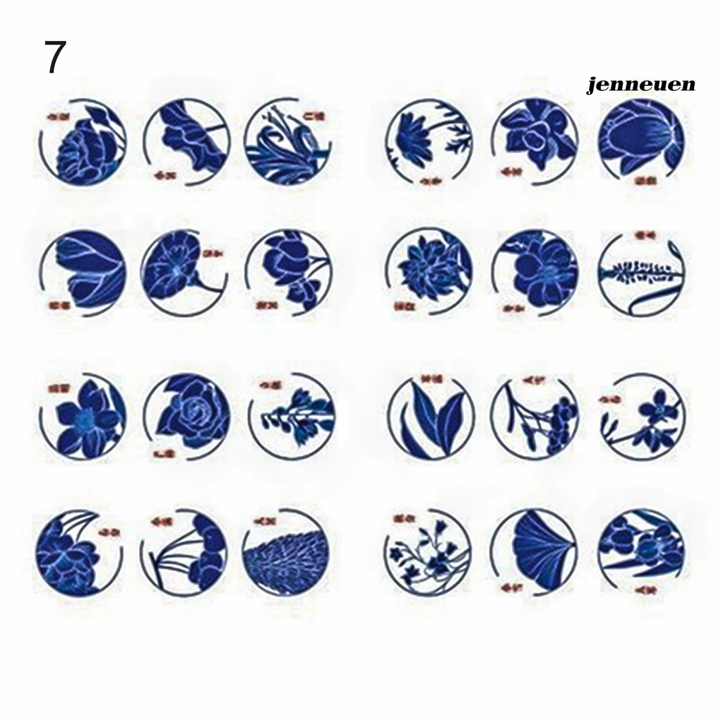 [Hàng mới về] Set 10 Miếng Dán Trang Trí Móng Tay Chống Nước Họa Tiết Tranh Van Gogh