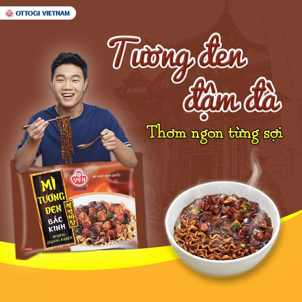 Combo 3 loại mì trộn tương đen Hàn Quốc gói 135gr | BigBuy360 - bigbuy360.vn